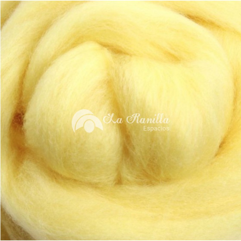 LANA PEINADA (500gr.) Merino Sliver Lemon