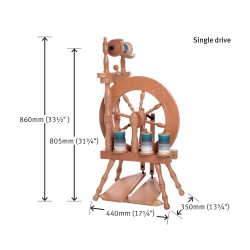 RUECA TRAVELLER (Traveller 3 Spinning Wheel Natural)