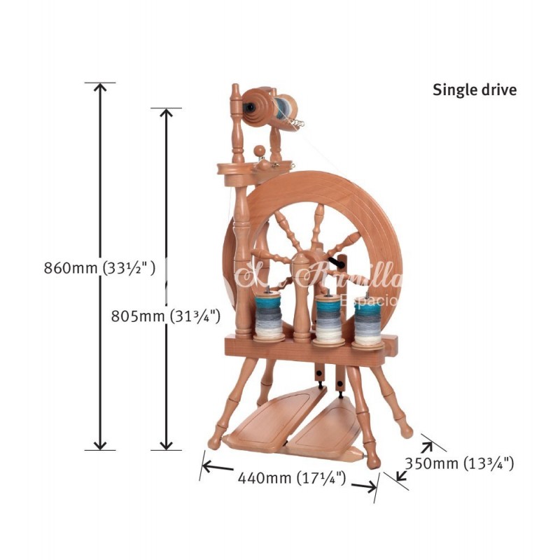 RUECA TRAVELLER (Traveller 3 Spinning Wheel Natural) RUECA TRAVELLER (Traveller 3 Spinning Wheel Natural)