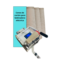 Conos de cartón para bobinadora eléctrica