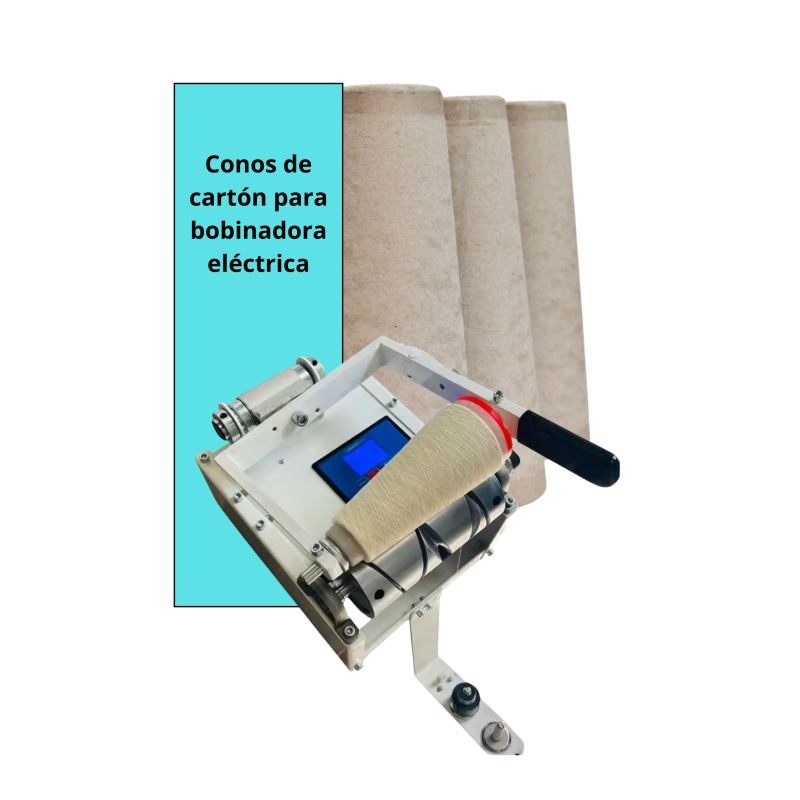 Conos de cartón para bobinadora eléctrica